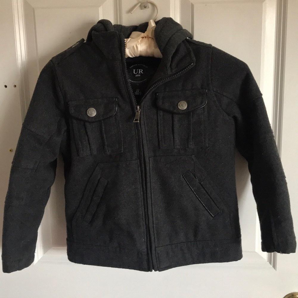 Wool coat jacket boys 5/6 (XS)